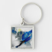 Ephemeral - Blauw & grijs Sleutelhanger (Voorkant)