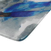 Ephemeral - Blauw & grijs Snijplank (Hoek)