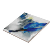 Ephemeral - Blauw & grijs Tegeltje (Zijkant)