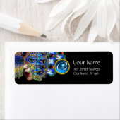 EPHEMERAL BLUE SAPPHIRE MONOGRAM Black Etiket (Insitu)