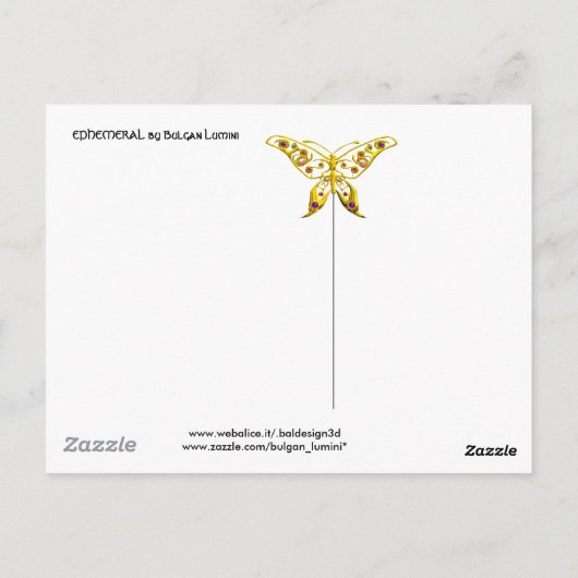 EPHEMERAL BRIEFKAART (Achterkant)