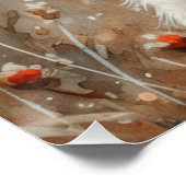 Ephemeral Ears: Een beetje Whimsy Bunny Perfect Poster (Hoek)