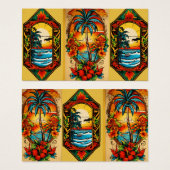 Ephemeral Essence Een boeiend Tattoo ontwerp Visitekaartje (Voorkant /achterkant)