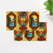 Ephemeral Essence Een boeiend Tattoo ontwerp Visitekaartje (Bureau)