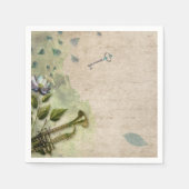  Ephemeral Floral Trumpet Horn Servet (Voorkant)