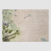  Ephemeral Floral Trumpet Horn Tissuepapier (Voorkant)