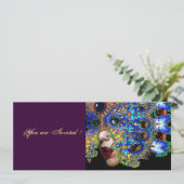 EPHEMERAL Halloween Masquerade Ball Kaart (Staand voorkant)