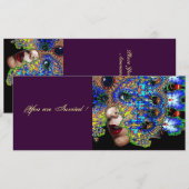 EPHEMERAL Halloween Masquerade Ball Kaart (Voorkant / Achterkant)