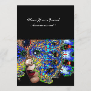 EPHEMERAL Mardi Gras Masquerade Ball, blauw masker Aankondiging