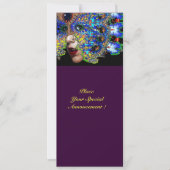 EPHEMERAL Mardi Gras Masquerade Ball, blauw masker Aankondiging (Voorkant)