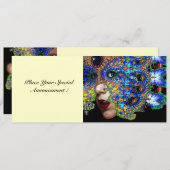 EPHEMERAL masquerade costume ball champagne Aankondiging (Voorkant / Achterkant)