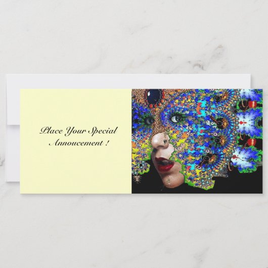 EPHEMERAL masquerade costume ball champagne Aankondiging (Voorkant)