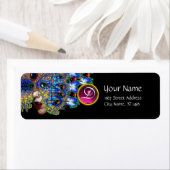 EPHEMERAL RED PINK RUBY MONOGRAM Black Etiket (Insitu)