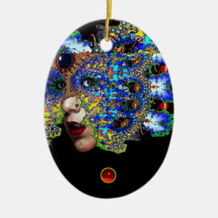 EPHEMERAL , Red Ruby , Blue Sapphire Keramisch Ornament