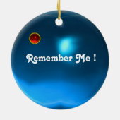 EPHEMERAL , Red Ruby , Blue Sapphire Keramisch Ornament (Achterkant)