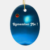 EPHEMERAL , Red Ruby , Blue Sapphire Keramisch Ornament (Achterkant)
