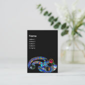 EPHEMERAL RUBY/Beauty, Salon, Spa, Makeup Artist Visitekaartje (Staand voorkant)