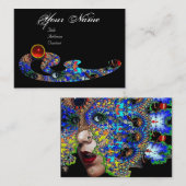 EPHEMERAL RUBY/Beauty, Salon, Spa, Makeup Artist Visitekaartje (Voorkant / Achterkant)