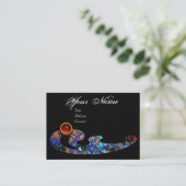 EPHEMERAL RUBY/Beauty, Salon, Spa, Makeup Artist Visitekaartje (Staand voorkant)