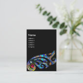 EPHEMERAL RUBY/Beauty, Salon, Spa, Makeup Artist Visitekaartje (Staand voorkant)