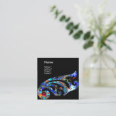 EPHEMERAL RUBY / Schoonheidssalon, Spa, Make-upkun Vierkante Visitekaartje (Staand voorkant)