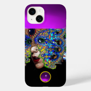 EPHEMERAL, SCHOONHEID MET MASKER Paarse Amethist G Case-Mate iPhone 14 Hoesje