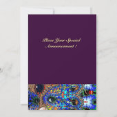 EPHEMERAL Sweet 16 Masquerade Ball Kaart (Achterkant)