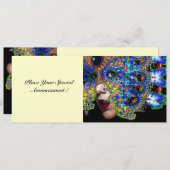 EPHEMERAL Sweet 16 Masquerade Ball Kaart (Voorkant / Achterkant)