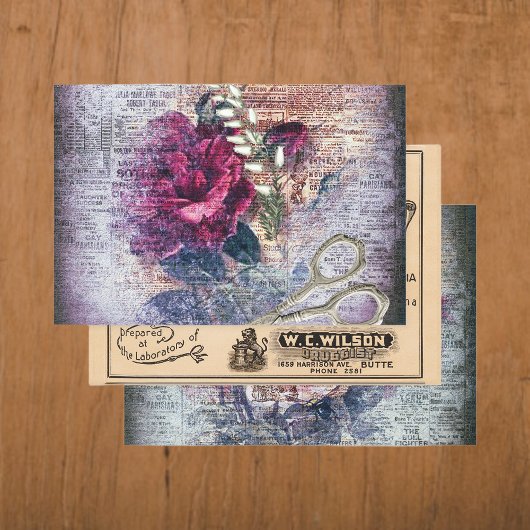 Ephemeral Variety Decoupage Inpakpapier Vel