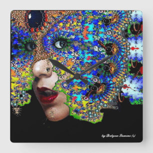 EPHEMERAL VIERKANTE KLOK