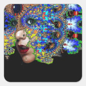 EPHEMERAL VIERKANTE STICKER (Voorkant)