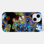 EPHEMERAL/VROUW MET KLORFUL FRACTALE MASKER Case-Mate iPhone CASE (Achterkant (horizontaal))