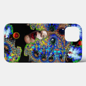 EPHEMERAL/VROUW MET KLORFUL FRACTALE MASKER Case-Mate iPhone CASE (Achterkant (horizontaal))