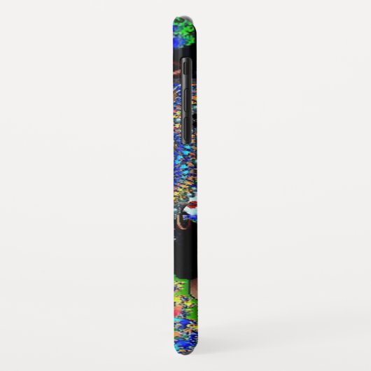 EPHEMERAL/VROUW MET KLORFUL FRACTALE MASKER Case-Mate iPhone CASE (Achterkant/links)