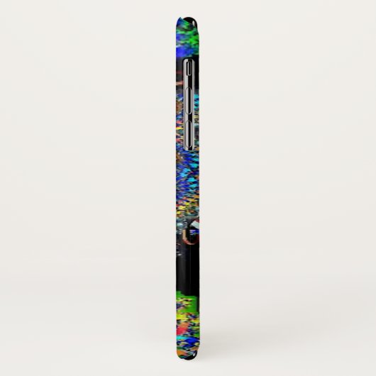 EPHEMERAL/VROUW MET KLORFUL FRACTALE MASKER Case-Mate iPhone CASE (Achterkant/links)