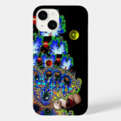 EPHEMERAL/VROUW MET KLORFUL FRACTALE MASKER Case-Mate iPhone CASE (Achterkant)