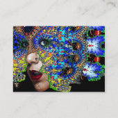 EPHEMERAL wit blauw zwart Visitekaartje (Achterkant)