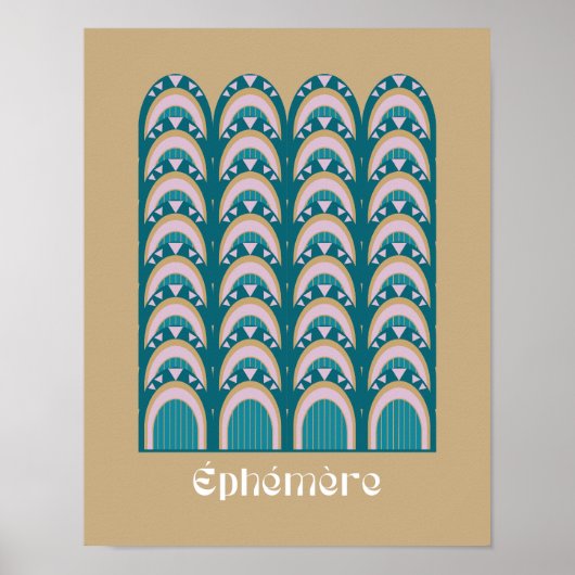 éphémère Art Deco-stijl Poster (Voorkant)