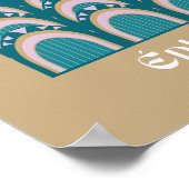 éphémère Art Deco style  Poster (Hoek)