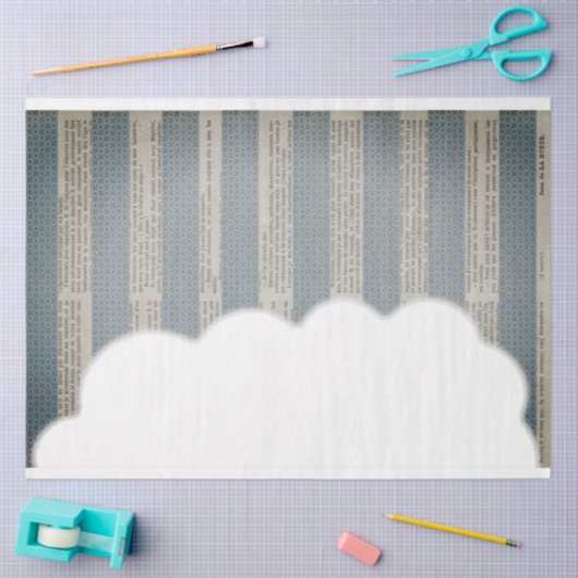 Ephemerische gestreepte lossingspapier tissuepapier (Craft)