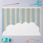 Ephemerische gestreepte lossingspapier tissuepapier (Craft)