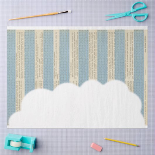 Ephemerische gestreepte lossingspapier tissuepapier (Craft)