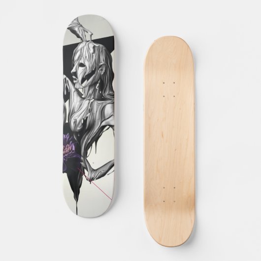 Ephemeros #01 skateboard dek (Voorkant)