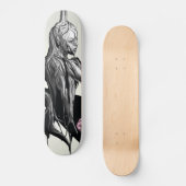 Ephemeros #03 skateboarddek persoonlijk skateboard (Voorkant)