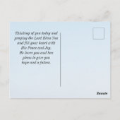 Ephesianen 1:18 Ik bid dat je het HOPE kent Briefkaart (Achterkant)