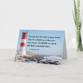 Ephesianen 1:18 Ik bid dat je het HOPE kent Kaart (Voorkant)