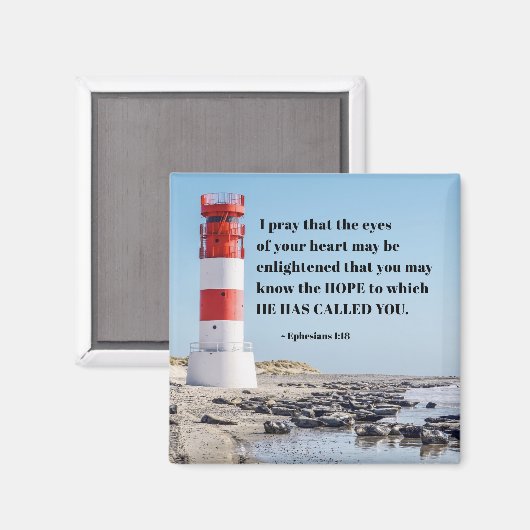 Ephesianen 1:18 Ik bid dat je het HOPE kent Magneet (Voorkant / Achterkant)