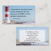 Ephesianen 1:18 Ik bid dat je het HOPE kent Visitekaartje (Voorkant / Achterkant)