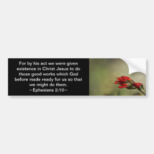 Ephesianen 2:10 bumpersticker