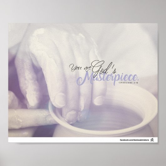 Ephesianen 2:10 - Jullie zijn Gods meesterwerk Poster (Voorkant)
